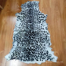 Animal Print Rug Genuine Sheep Skin Fur Faux Leopard Rug